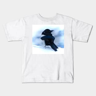 SNOWY BEAKS IN THE PEAKS Kids T-Shirt